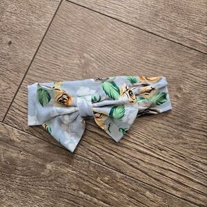 *Free Floral Toddler Headband - Blue and Yellow